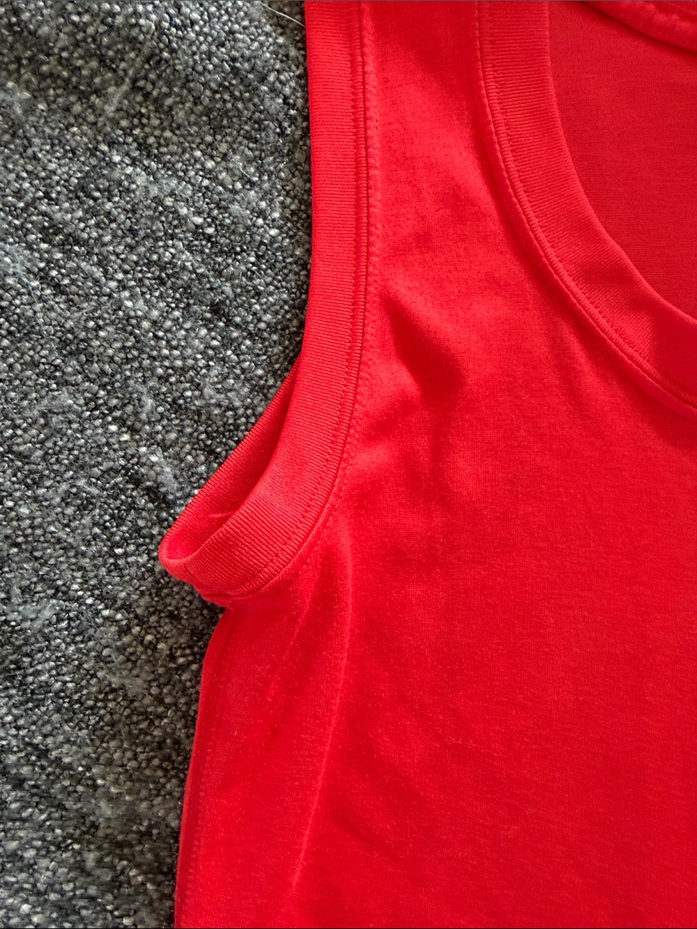 Nike Red Women's Dri-FIT Athletic Tank Top - Picture 5 of 14
